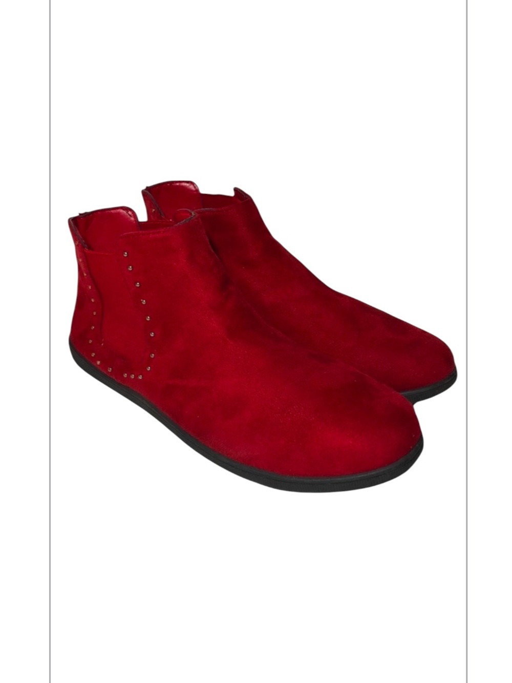 Rouge Helium faux suede ankle boot 10​